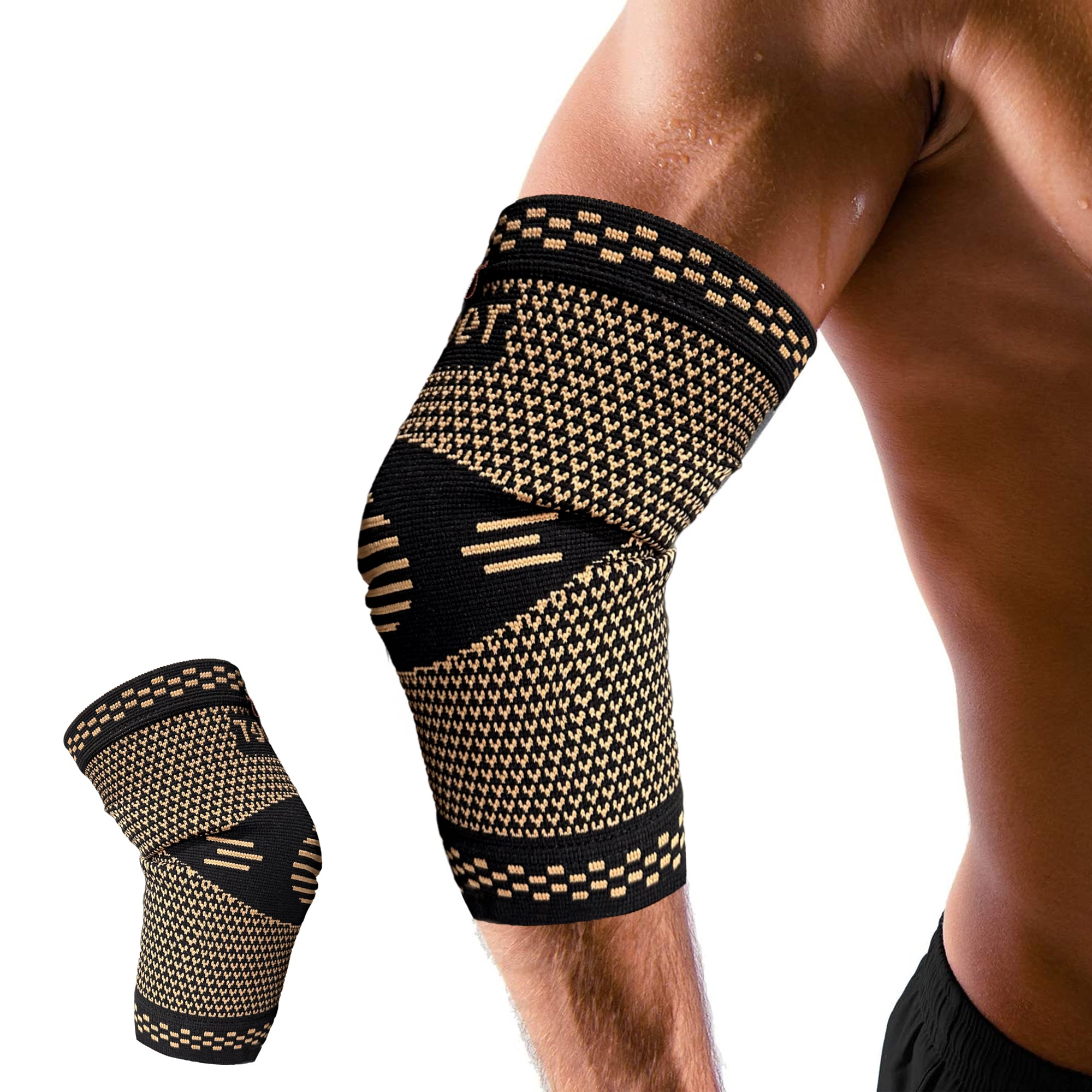 Copper Elbow Sleeve Brace